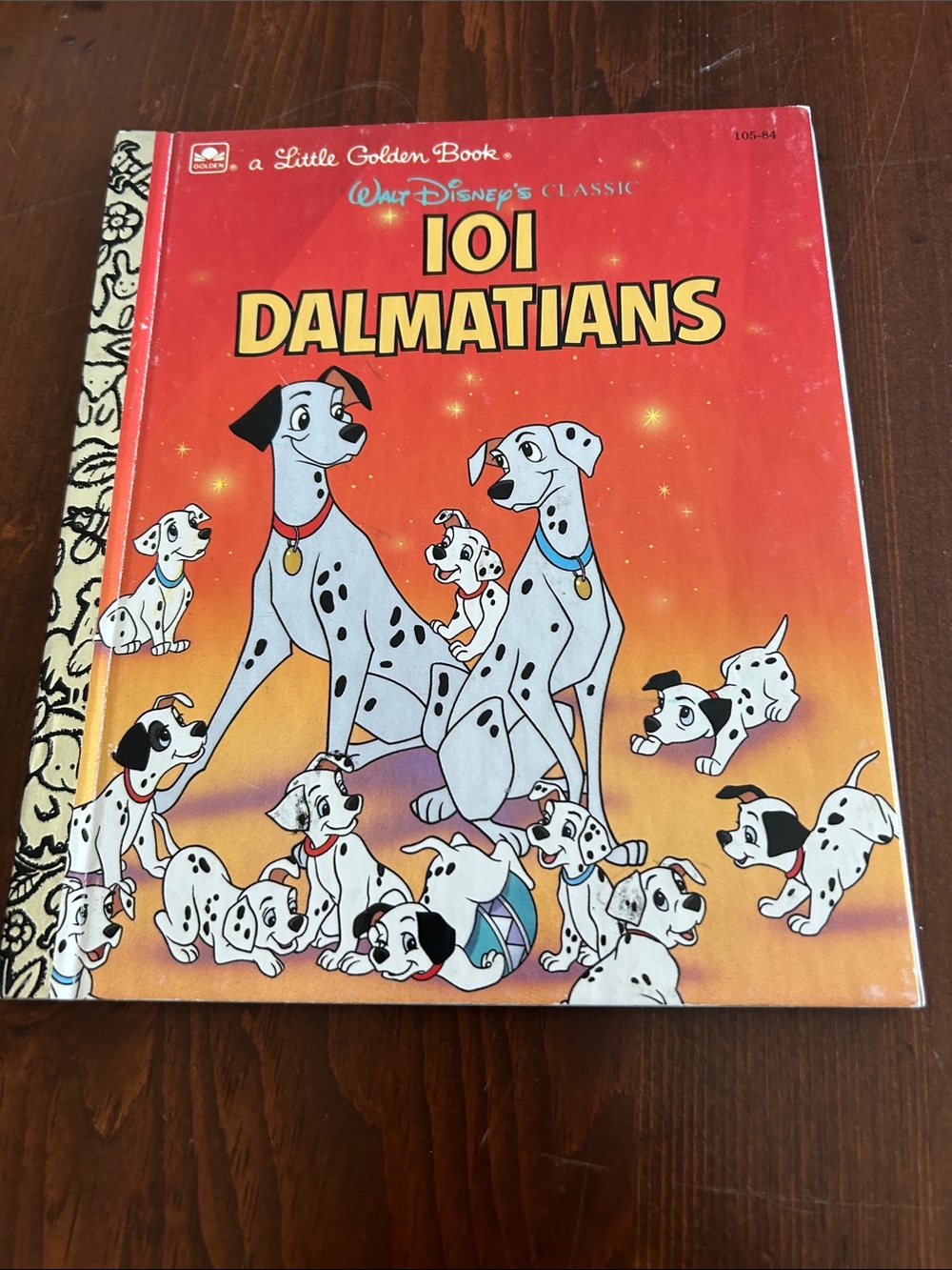 Walt Disney Little Golden Book - 101 Dalmatians (Red Cover)